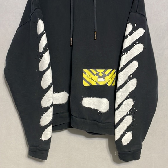 OFF-WHITE™ HEAVY PAINT HOODIE - Picture 2 of 8
